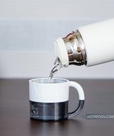 Personalized Classy White Cup Flask 500 ML